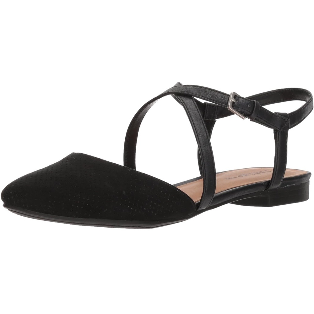 Indigo Like New Black Women's Flats